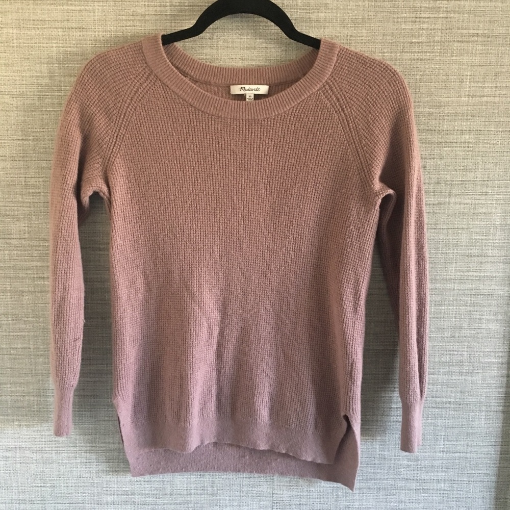 Madewell Waffle Knit Pullover Sweater XS